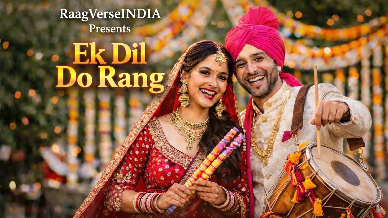 Ek Dil Do Rang ❤️ | Hindi Romantic Love Song | Garba x Bhangra Love Story | RaagVerseINDIA