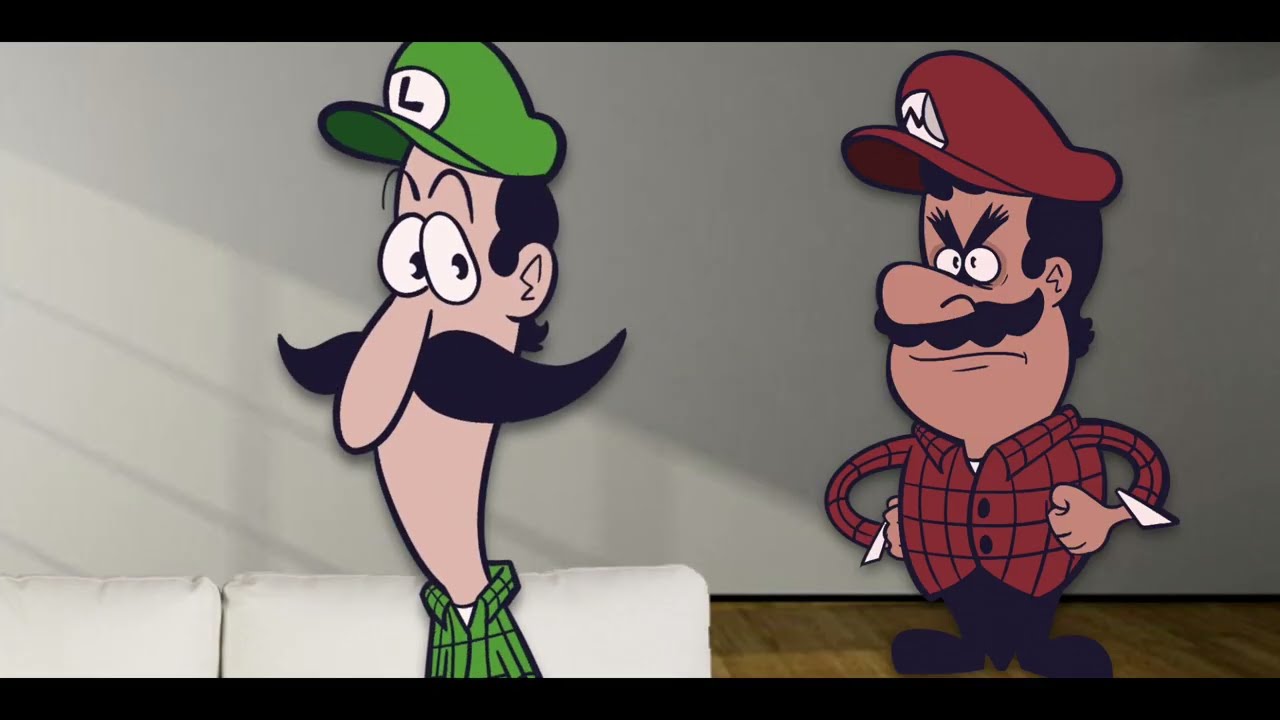 LUIGI GO TO THE BATHROOM