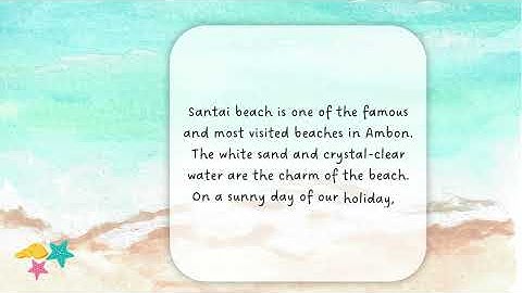 Example of Personal Recount Text