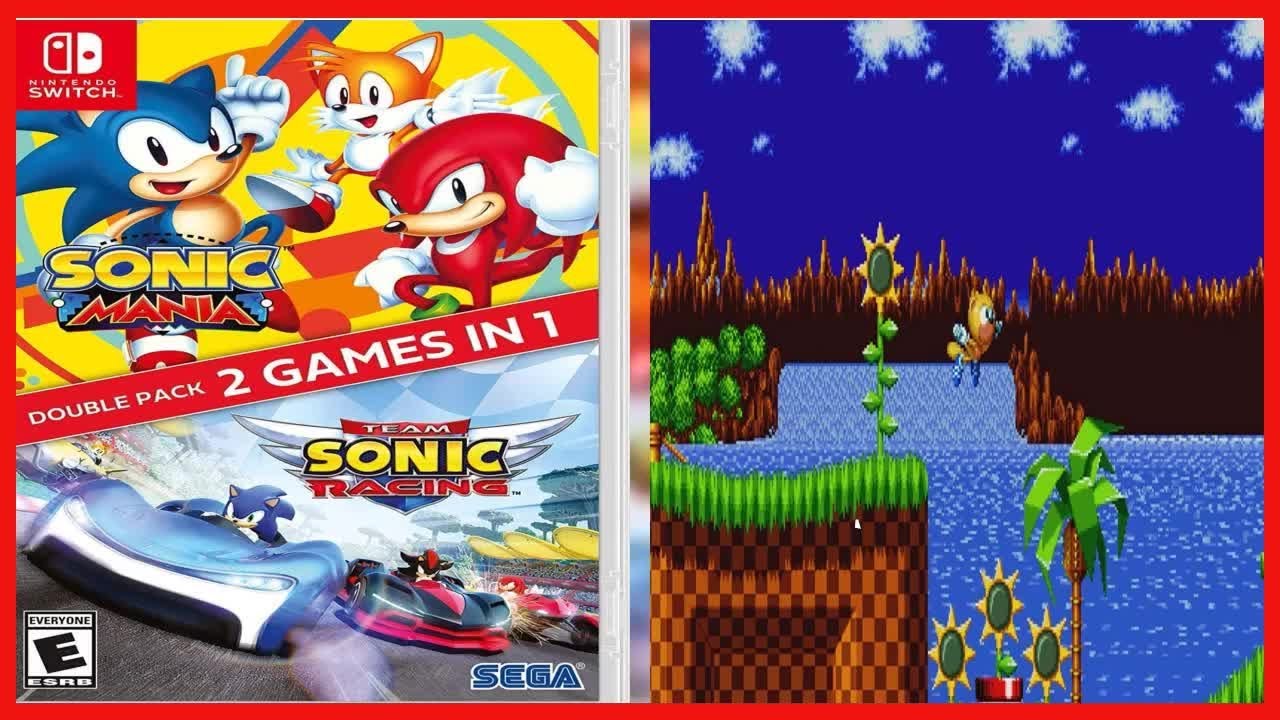 GTAGAMES - SWITCH . SONIC MANIA + TEAM SONIC RACING DOUBLE PACK . NOVO