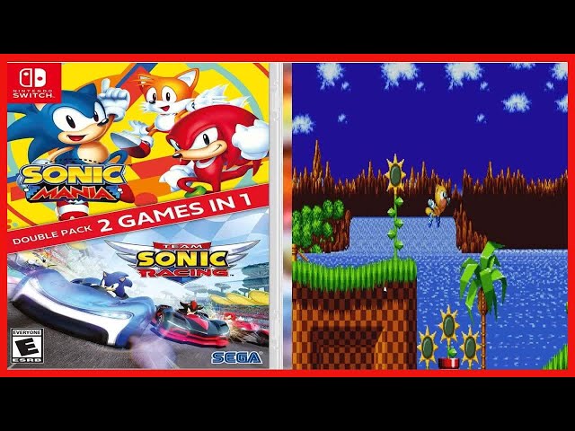 Jogo Sonic Mania + Team Sonic Racing Double Pack - Switch em