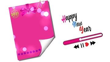 happy new year 2021 avee player template | whatsapp status(Wd Wedding Effects)