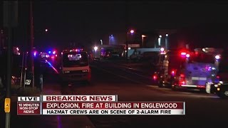 Explosion, fire at building in Englewood