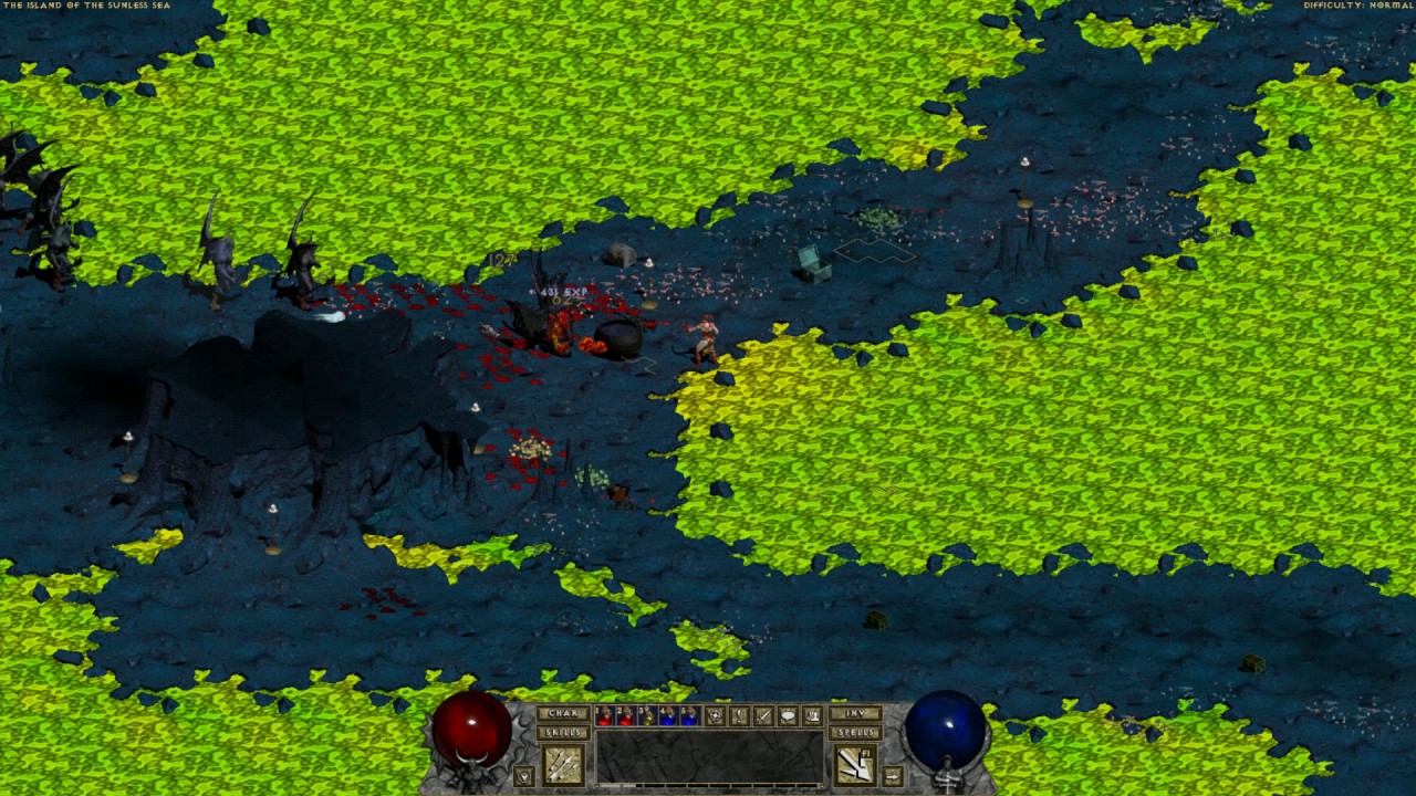 [kakishine]디아블로Diablo1 HD Rogue 14 (12F) The island sunless sea