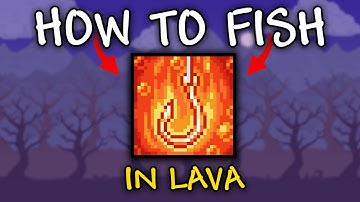 Hoe je in lava kunt vissen in Terraria