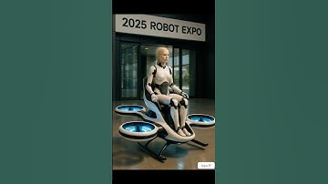 Next Drone Gen: Humanoid Takeoff Robot Expo #HumanoidRobot #AIRevolution #drone #Expo #NextGenRobots