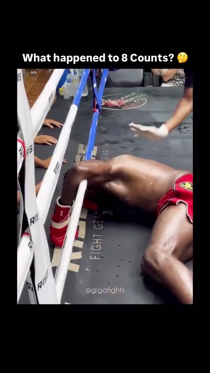 Don’t know what ref thinking? ? Via - @gigafights #muaythai #mma #kickboxing