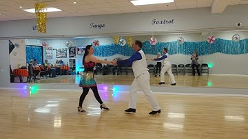 Hustle dance pattern with Julianne & Paul at DanceWise Dance Studio in Phoenix, Arizona USA
