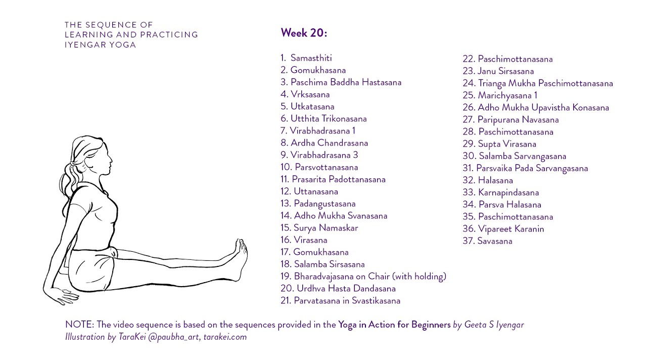 Week 20: Learning and Practicing Iyengar Yoga for Beginners
