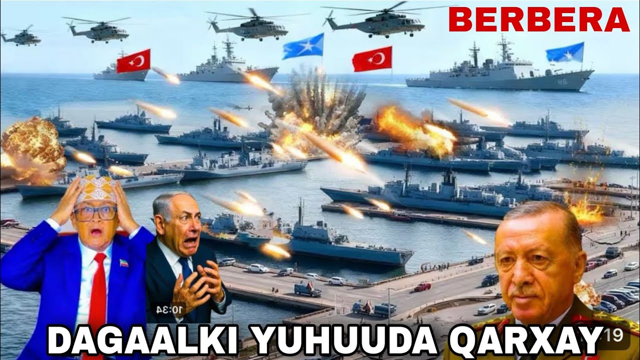 DEGDEG:DAAWO LIVE BERBERA DAGAALKI YUHUUDA OO HADA QARXAY 10KUN OO CIIDANA DIYARADO DAGAAL OO HADA