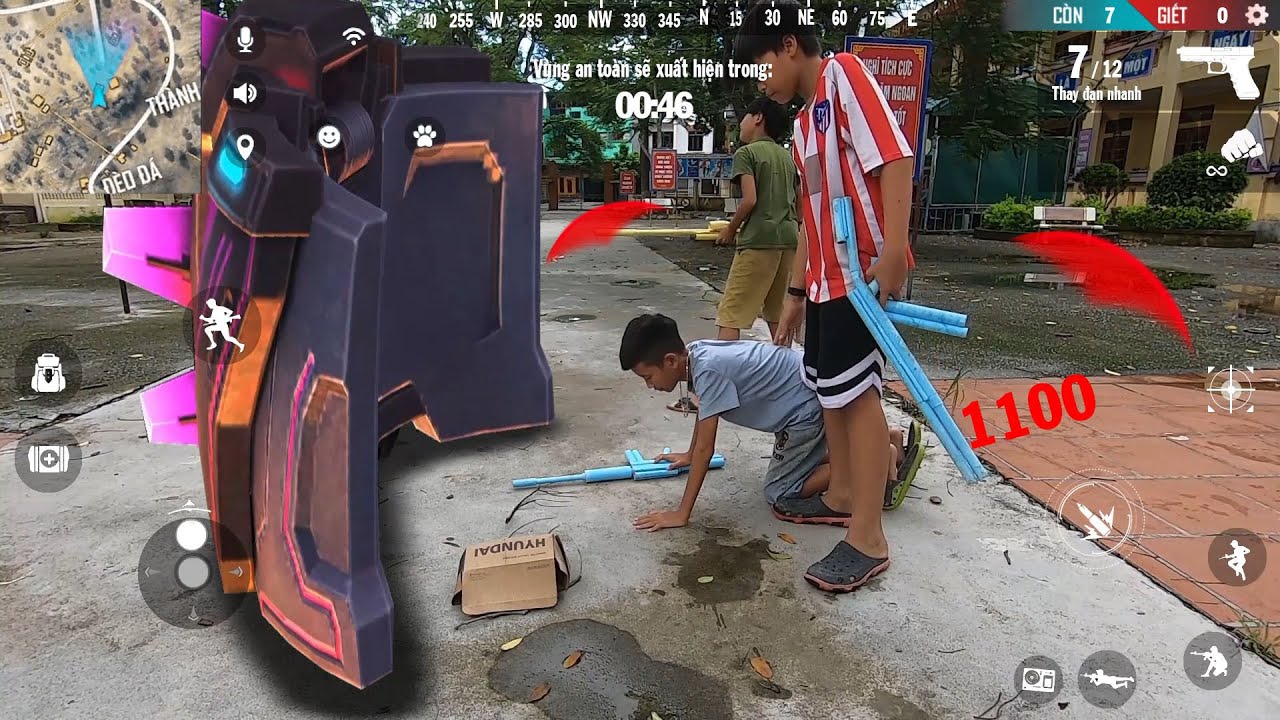 Trận chiến Free Fire tại trường học 5 ||