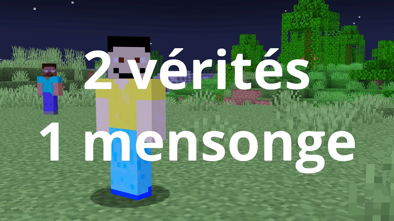2 vérités et un mensonge dans Minecraft - partie 2 - YouTube