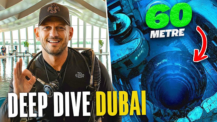 Diving in the World's Deepest Pool I DeepDive Dubai