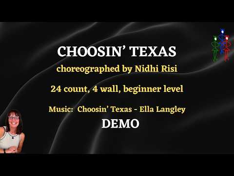 Choosin' Texas line dance demo