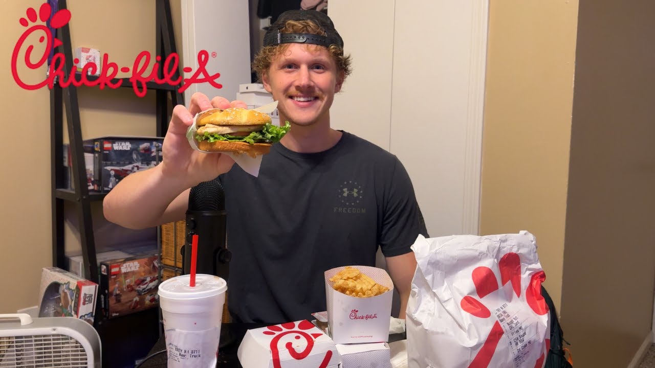 ASMR Chick-Fil-A Mukbang !