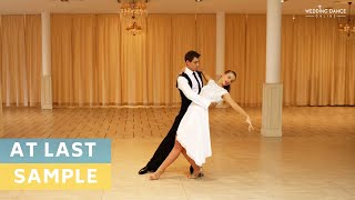 Sample Tutorial: At Last - Etta James | Viennese Waltz | Wedding Dance Choreography