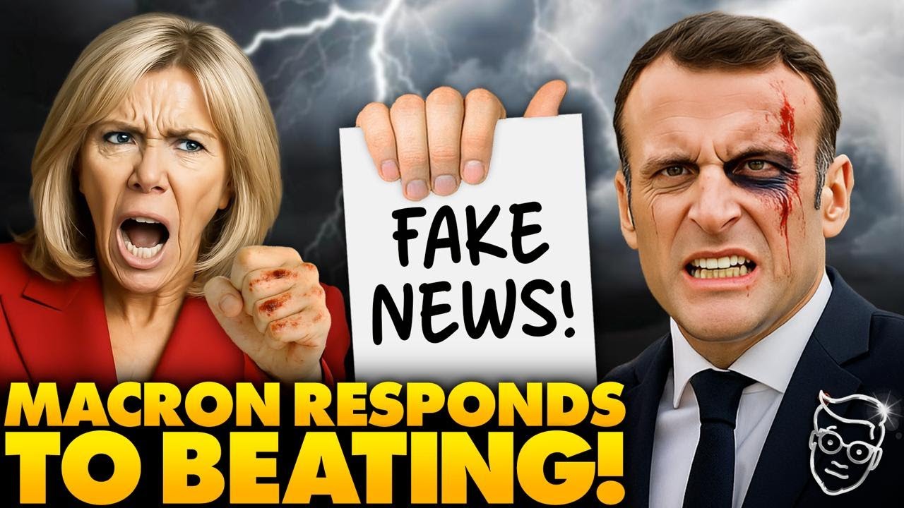 PANIC: French President Says Video of Him Getting Punched By Brigitte is AI! 'We Are Play-Fighting!'