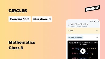 If two circles intersect at two points, prove that th... Ex.10.3, Q.3, Class 9, NCERT, Mathematics