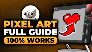 Make Pixel Art With GIMP (100% WORKS) | FAST & EASY | NO Yapping, To The Point! | Pixel Art On GIMP Net Worth