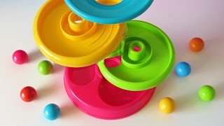 Tower ball baby toy learning video learn colors numbers for babies toddlers preschoolers(Baby toy video teaching colors and counting 1 - 8 with this amazing tower ball game! Educational video for babies toddlers, preschoolers. Toy develops fine ..., 2016-06-16T03:32:20.000Z)