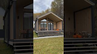 Обзор каркасного дома 50м2