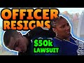 Dirty Cop Quits - Gets Sued and Criminally Prosecuted