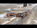 Подъём Штадлера после крушения 3 / Lifting of Stadler train after a collision with a truck 3