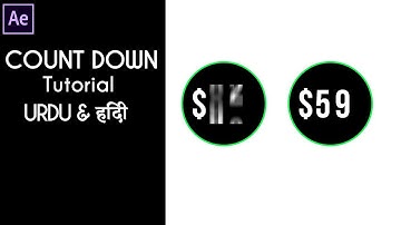 Countdown Animation | Urdu & Hindi | After Effects Tutorial