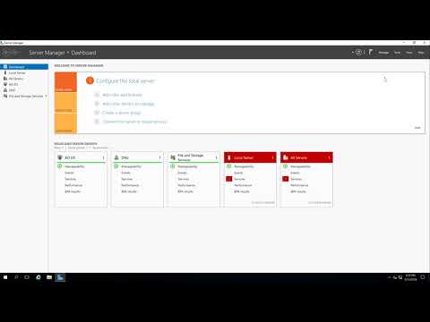 Delete an Organizational Unit in Windows Server 2016