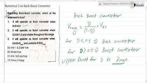 Mastering Buck-Boost Converters For GATE Power Electronics | Numerical 3