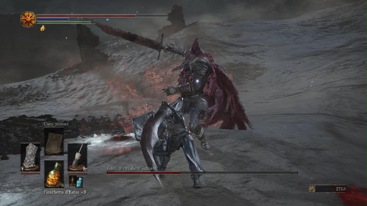 DARK SOULS III: The Fire Fades Edition - Slave Night Gael Boss Fight