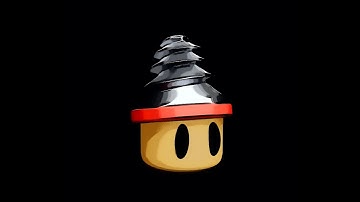 Drill Mushroom – Mario | Blender 3D Model & Animation
