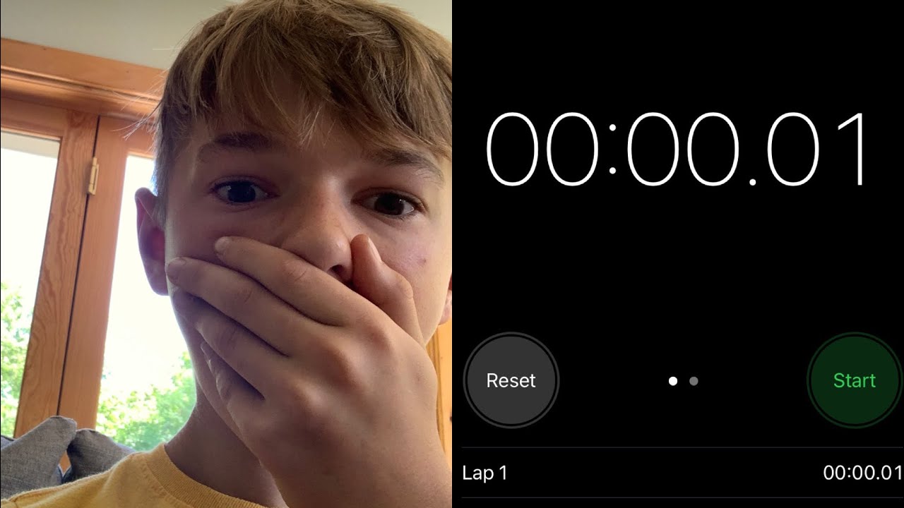 FASTEST START/STOP TIME ON A STOPWATCH (WORLD RECORD) YouTube