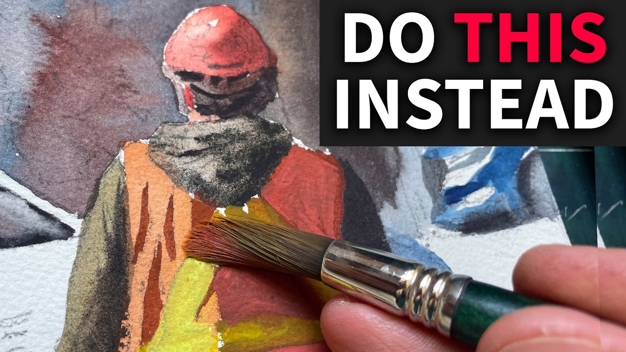 Не стремитесь к совершенству в акварельной живописи — сделайте вот что.