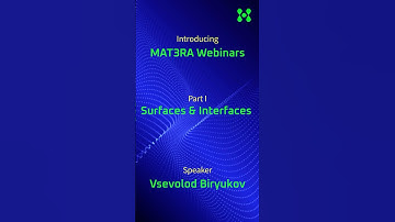 Mat3ra Webinars (Part-1): Surfaces and Interfaces #science #material #modelling #shorts