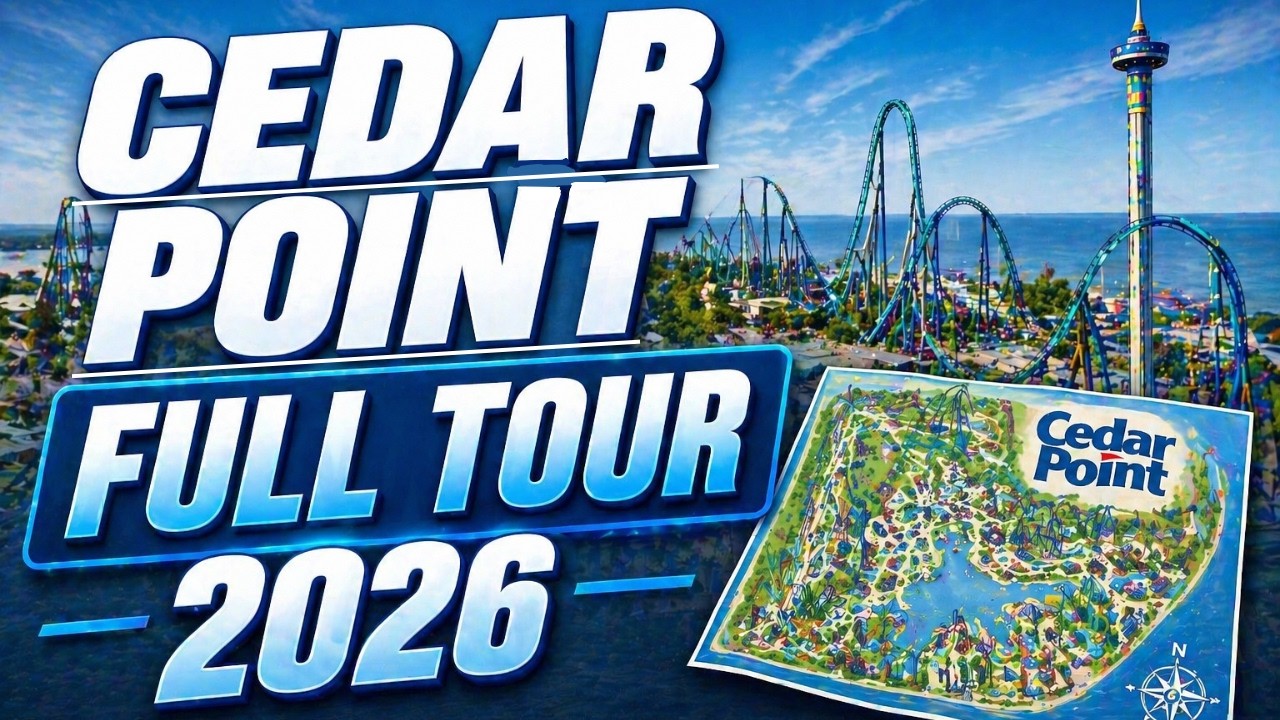 CEDAR POINT FULL TOUR 2026 | RIDE REMOVALS, INSIDE THE SHOPS, AND ...