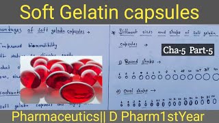 Soft Gelatin capsules || Definition || Production || different sizes || Pharmaceutics D Pharm 1st Y screenshot 4