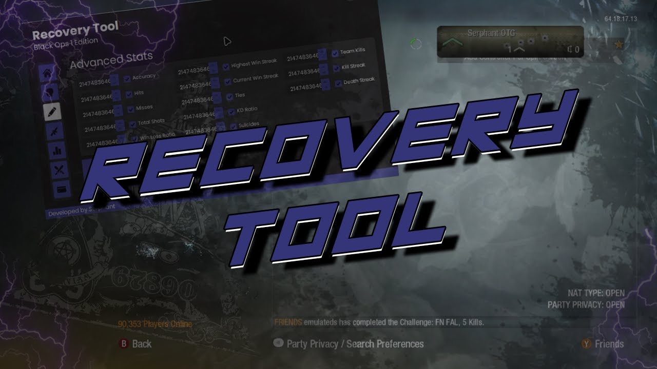 [BO1/XBOX360] Recovery Tool - YouTube