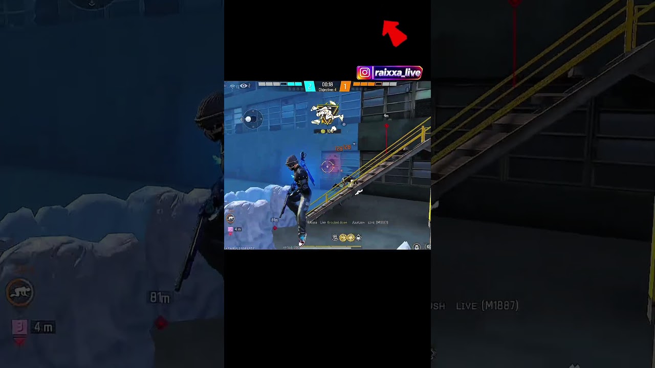 RAIxxa LIVE Free Fire Aim Bot Sensi 1vs4 Video
