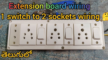 HOW TO MAKE EXTENSION BOX EXTENSION BOX WIRING WIRING 🤔 3 3PIN SOCKETS 12PIN SOCKET 3 1WAY SWITCHES