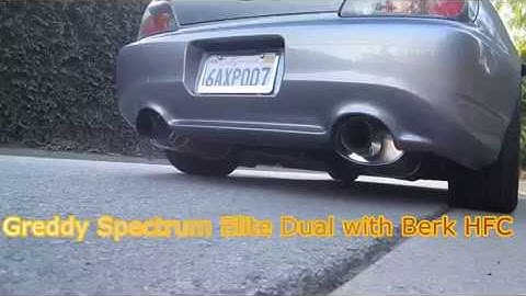Honda S2000 Greddy Spectrum Elite Dual and Berk HFC