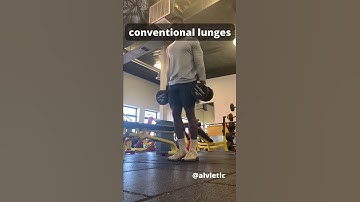 Conventional lunges vs. ATG split squats! #kneepain #hipflexor #flexibility #deep