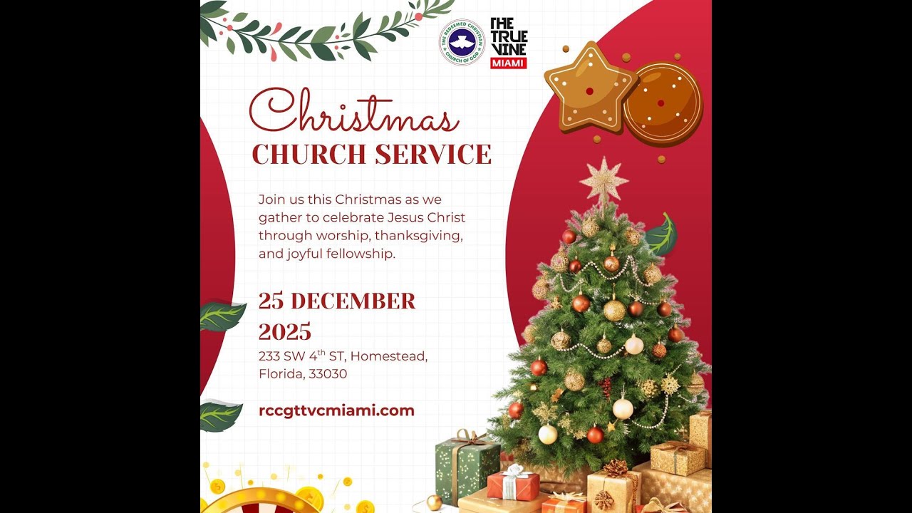 Christmas Service Program Rccg RCCG TTVC Christmas Service - YouTube