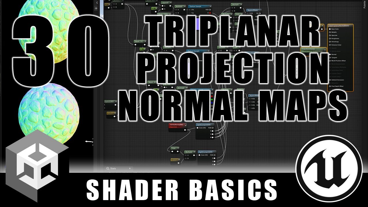 Triplanar Projection Normal Maps - Shader Graph Basics - Episode 30 ...