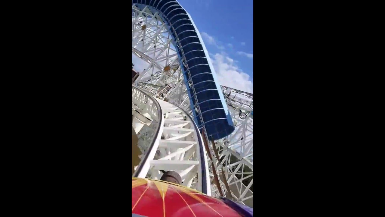 California Screamin' Roller Coaster Front Seat POV Disney California