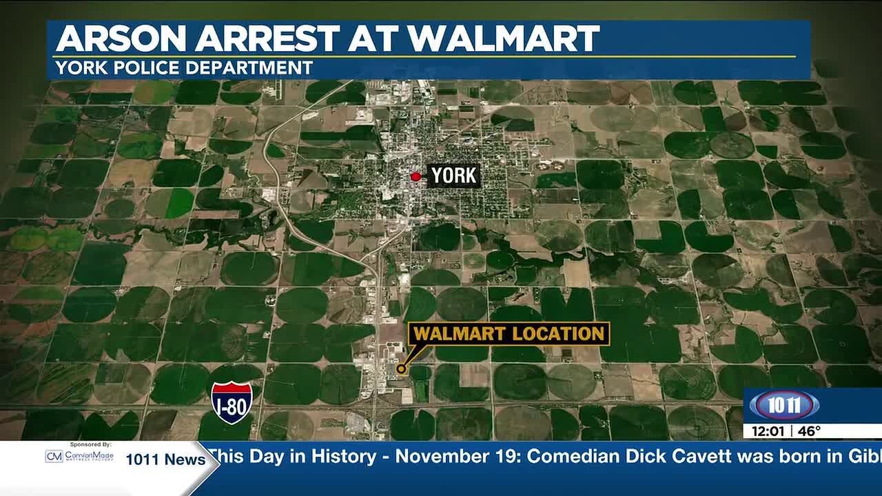 Man charged after setting fire at York Walmart, records show - YouTube