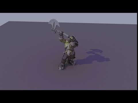 Orc attack animation