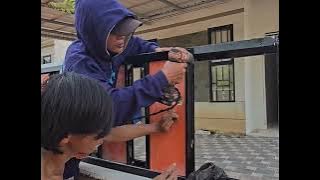 Proses Membuat pagar baja ringan lisplang