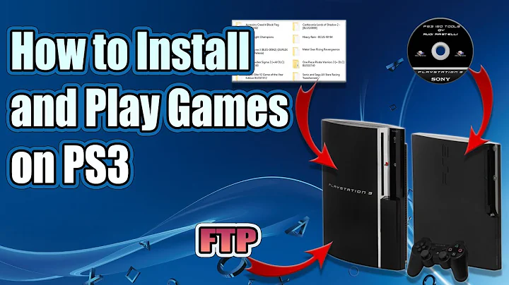 How to play Games on PS3 | FTP | External hdd | ISO