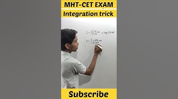 Find Integration with shortcuts  trick for MHT-CET | #cet #MathsEpicTube